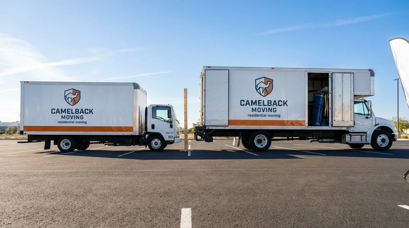 Moving truck size capacity guide in Bayfield